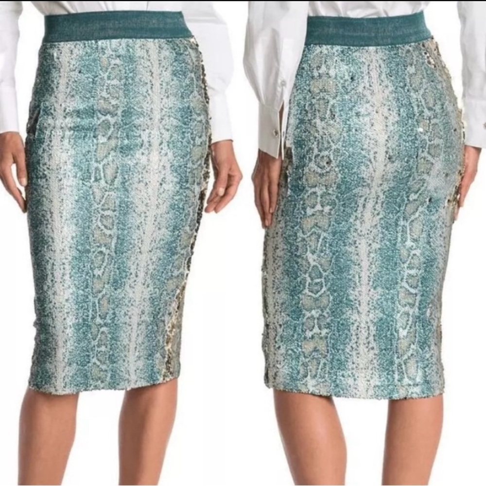 Le Superbe Liza Skirt Rattler Aqua, Women’s Size Small